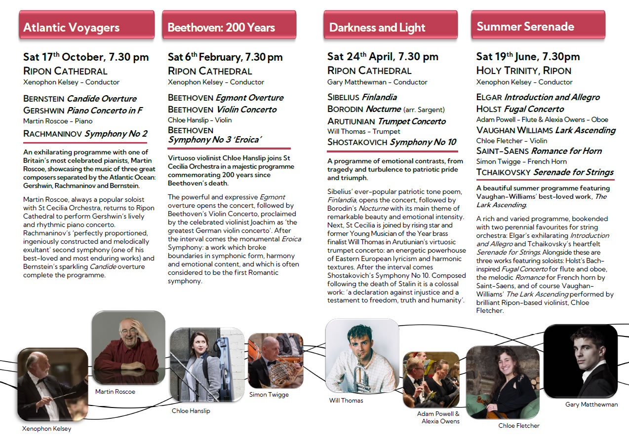 St Cecilia Orchestra 2026-2027 booklet page 2